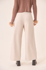 PANTALÓN SASTRE WIDE LEG - IVORY