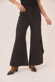PANTALÓN FLUIDO PAREO - BLACK