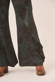 PANTALÓN PAREO FLUIDO ESTAMPADO - GREEN