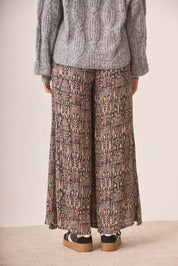 PANTALÓN FLUIDO ESTAMPADO - BLACK