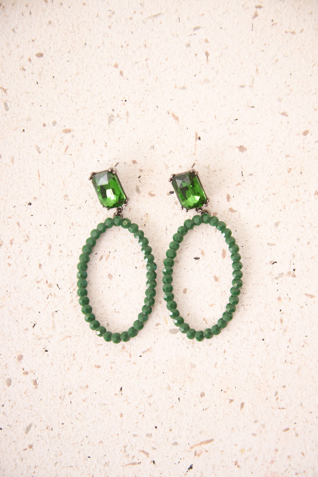 PENDIENTES ARO COLGANTE - GREEN