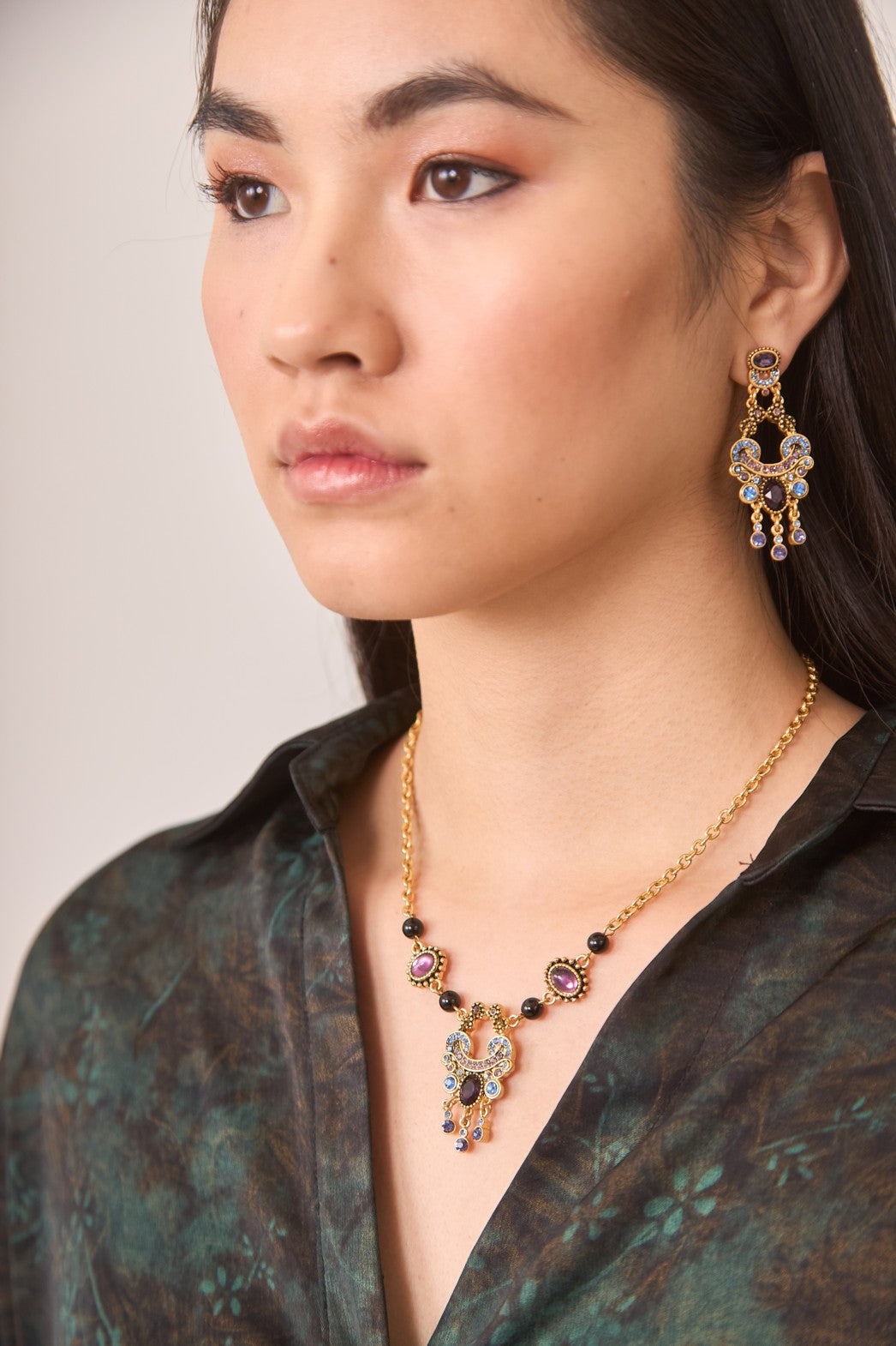 COLGANTE PIEDRAS - VIOLET