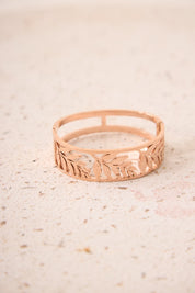 BRAZALETE DE HOJAS - GOLDEN ROSÉ