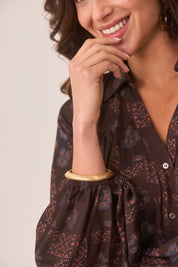 BRAZALETE METÁLICO MATE - GOLDEN