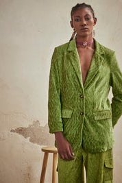 OVERSIZED BLAZER - LIME