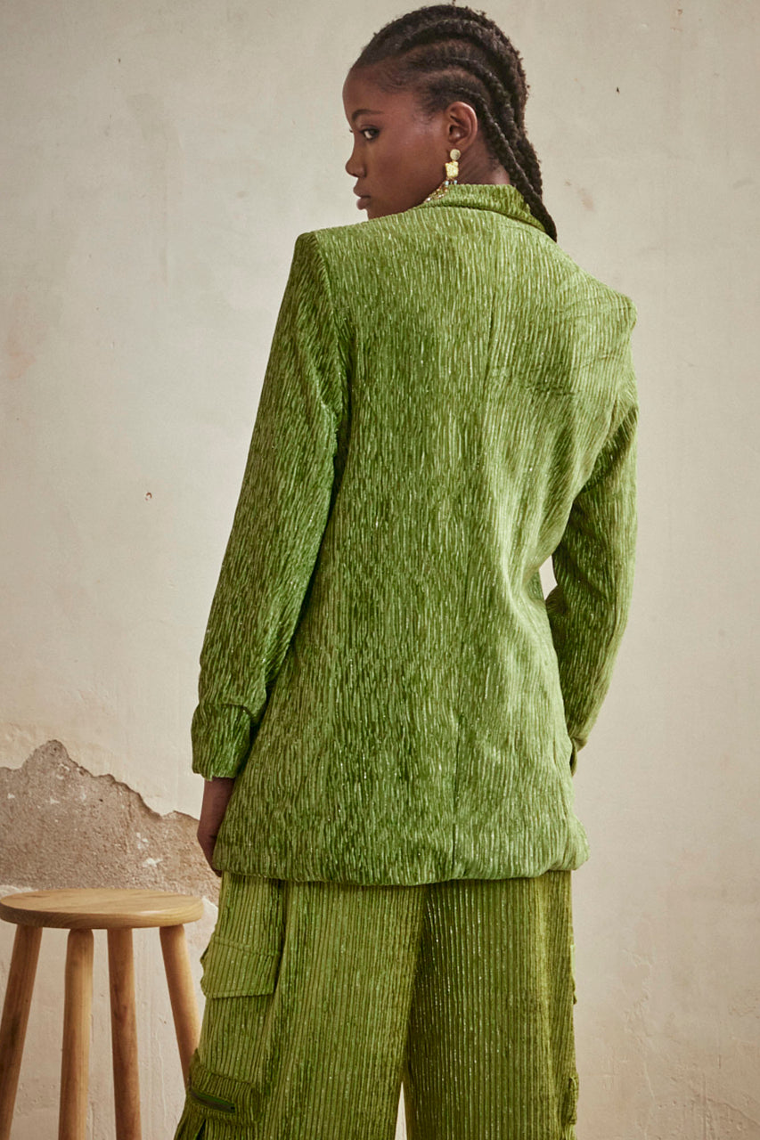 OVERSIZED BLAZER - LIME