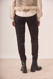 PANTALÓN CARGO JACQUARD - BLACK