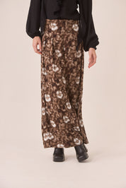 PANTALÓN PALAZZO FLORES TIE DYE - GREY