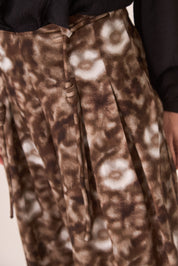 PANTALÓN PALAZZO FLORES TIE DYE - GREY