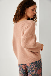 JERSEY PUNTO CANALÉ FLORES - PINK