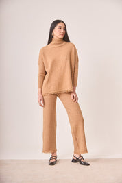 JERSEY BAJO FLECOS - CAMEL