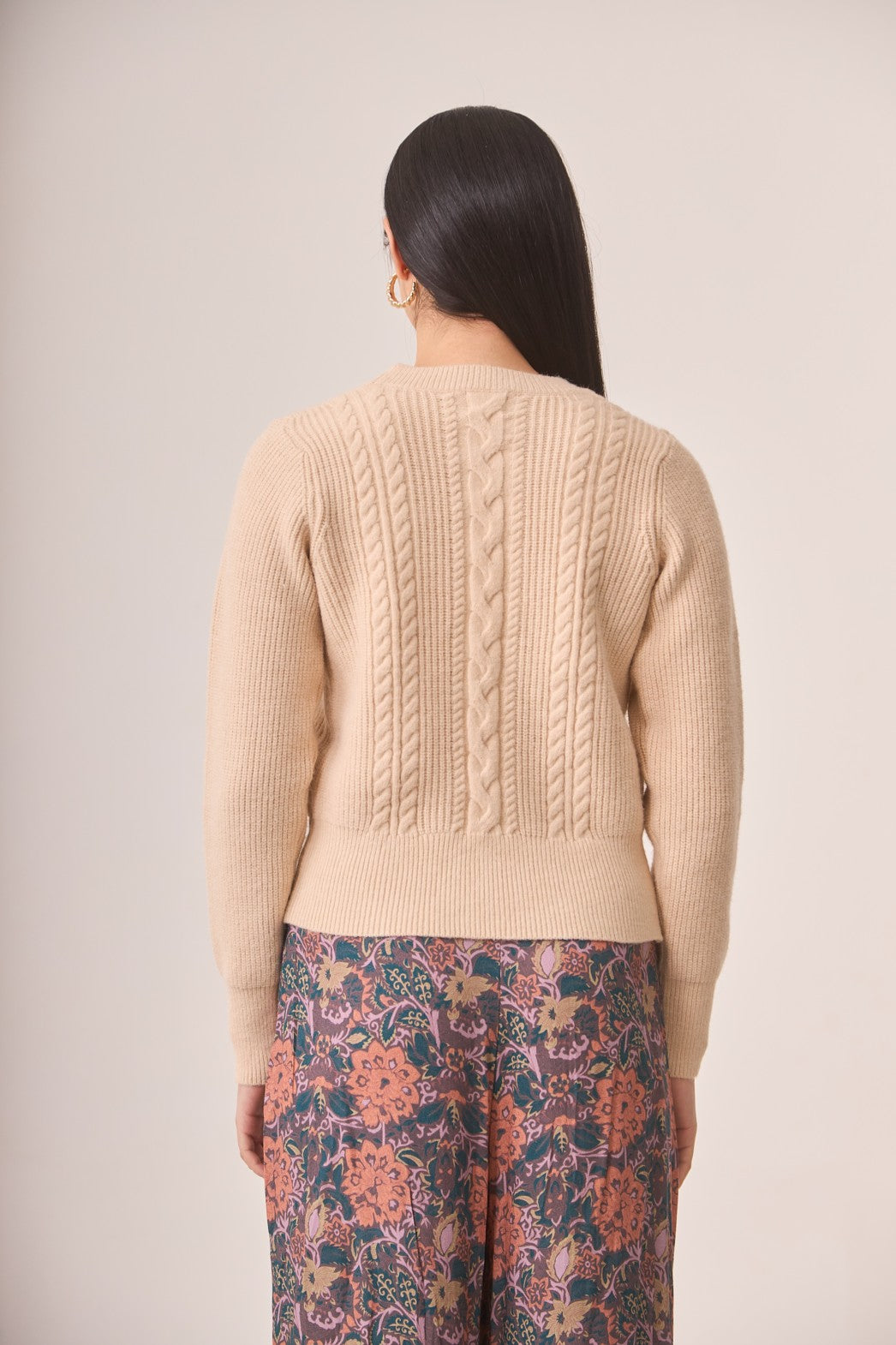 JERSEY TRENZADO CORSETERO - IVORY