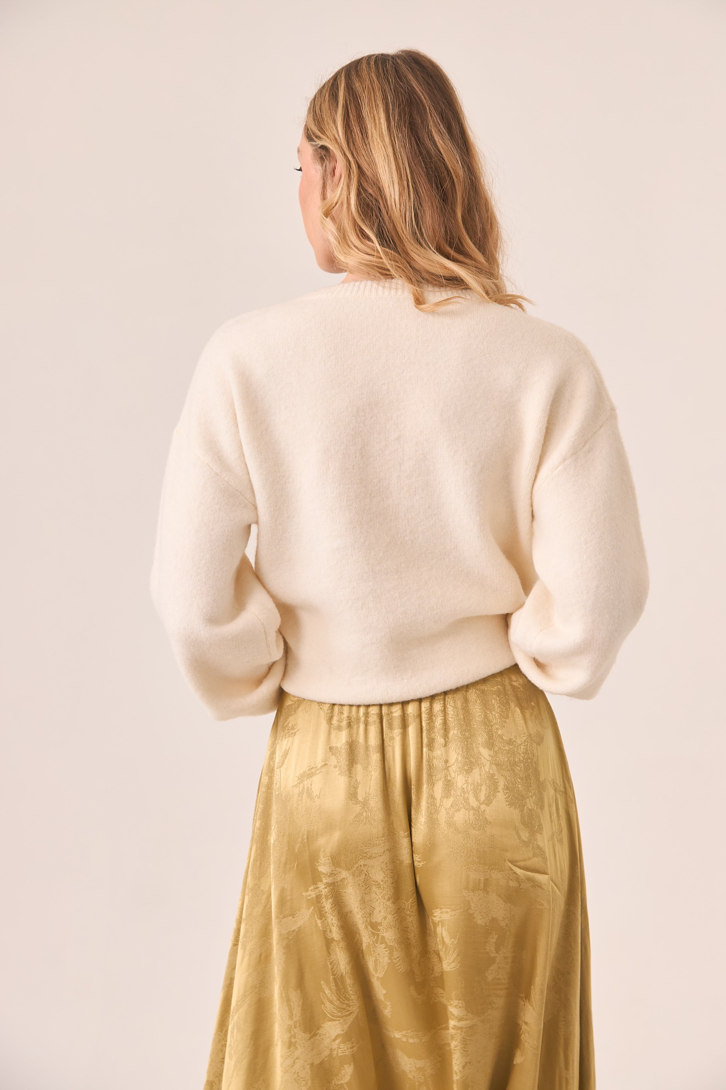 JERSEY FILIGRANAS BORDADAS - IVORY