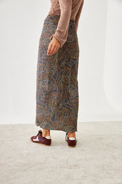 FALDA LARGA PLANTAS - GREY