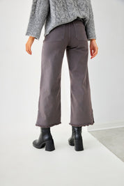 JEANS WIDE LEG - GREY