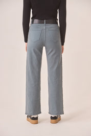 JEANS RECTOS BORDADO - BLUE