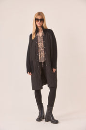 ABRIGO COMBINADO ACOLCHADO - BLACK