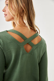 JERSEY ESPALDA TIRAS CRUZADAS - GREEN