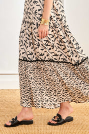 SANDALIAS PIEL ESLABÓN - NEGRO