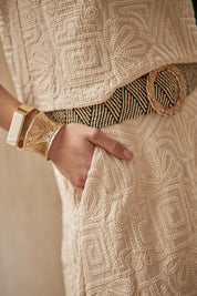 BRAZALETE METÁLICO - DORADO