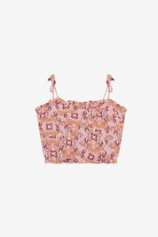 TOP CROPPED ESTAMPADO - VIOLET