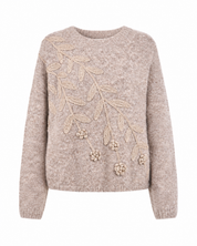 EMBOSSED DETAIL JERSEY - GREY