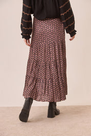 FALDA FLORES RETRO - PINK