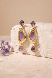 PENDIENTES JOYA - VIOLETA