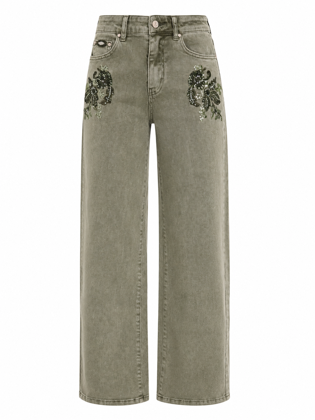 JEANS HIP JEWEL - KHAKI - KHAKI