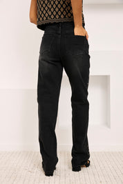 JEANS TACHUELAS ALL OVER - NEGRO