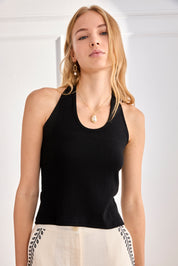 TOP CANALÉ HALTER - NEGRO