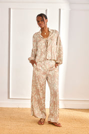 TOP CANALÉ HALTER - CAMEL