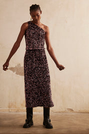 ASYMMETRIC TOP IN PAIETE - ROSE