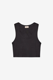 BASIC STRAP TOP - BLACK