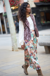 FALDA CRUZADA MULTICOLOR - PINK