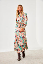 FALDA CRUZADA MULTICOLOR - PINK