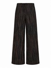 PANTALÓN FLUIDO RAYAS FANTASÍA - NEGRO