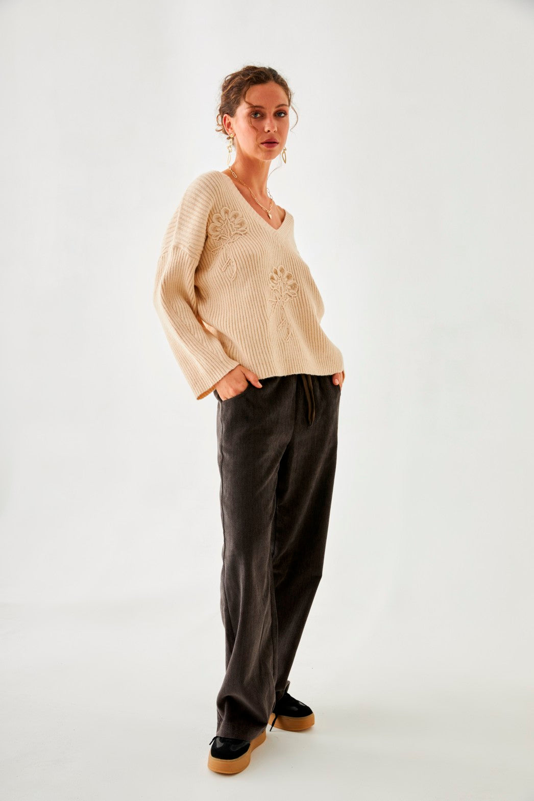 PANTALÓN JOGGING CINTURA AJUSTABLE - GREY