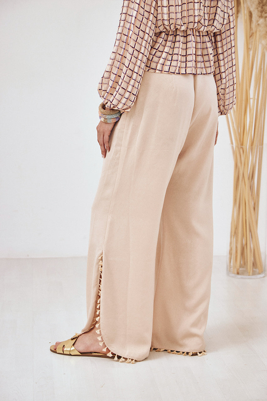 PANTALÓN FLUIDO FLECOS - CAMEL