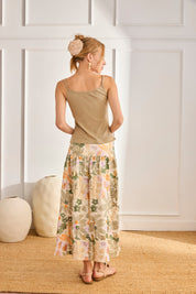 TOP CANALÉ TIRANTES CADENA STRASS - VERDE