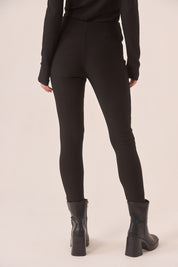 PANTALÓN SKINNY CREMALLERAS - BLACK