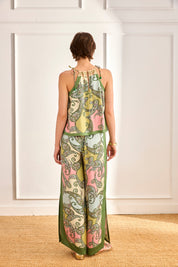 TOP PAISLEY CINTA BORDADA - VERDE