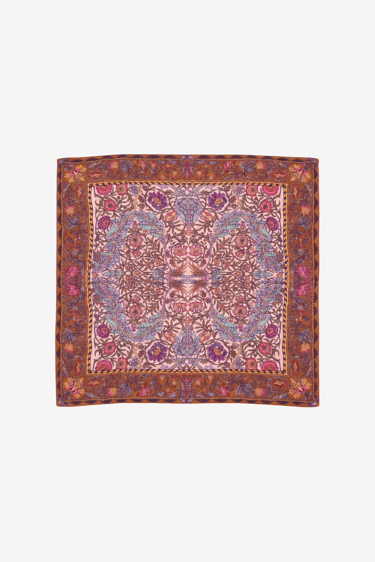 PAÑUELO ESTAMPADO FLORAL - ROSA