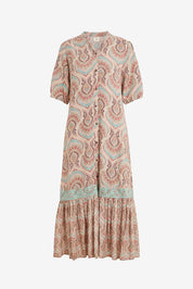 VESTIDO PAISLEY CAMISERO MAO - ROSA