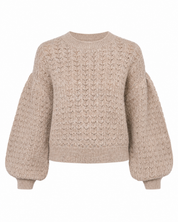 JERSEY CALADOS MANGAS GLOBO - CAMEL