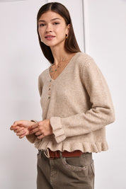 JERSEY LANA VOLANTES - CAMEL