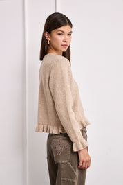 JERSEY LANA VOLANTES - CAMEL