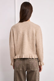 JERSEY LANA VOLANTES - CAMEL