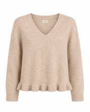 JERSEY LANA VOLANTES - CAMEL