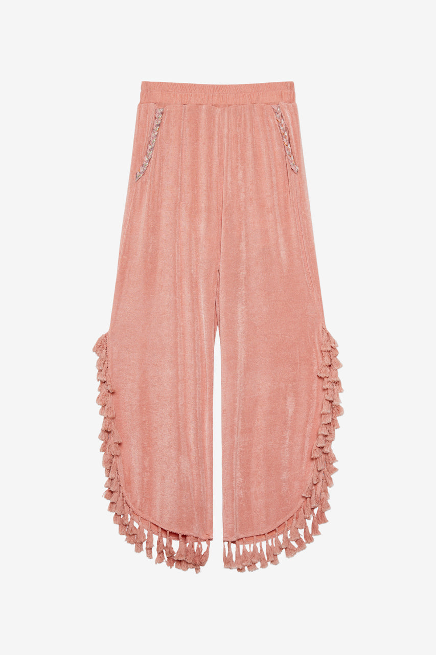 PANTALÓN FLUIDO FLECOS - CORAL